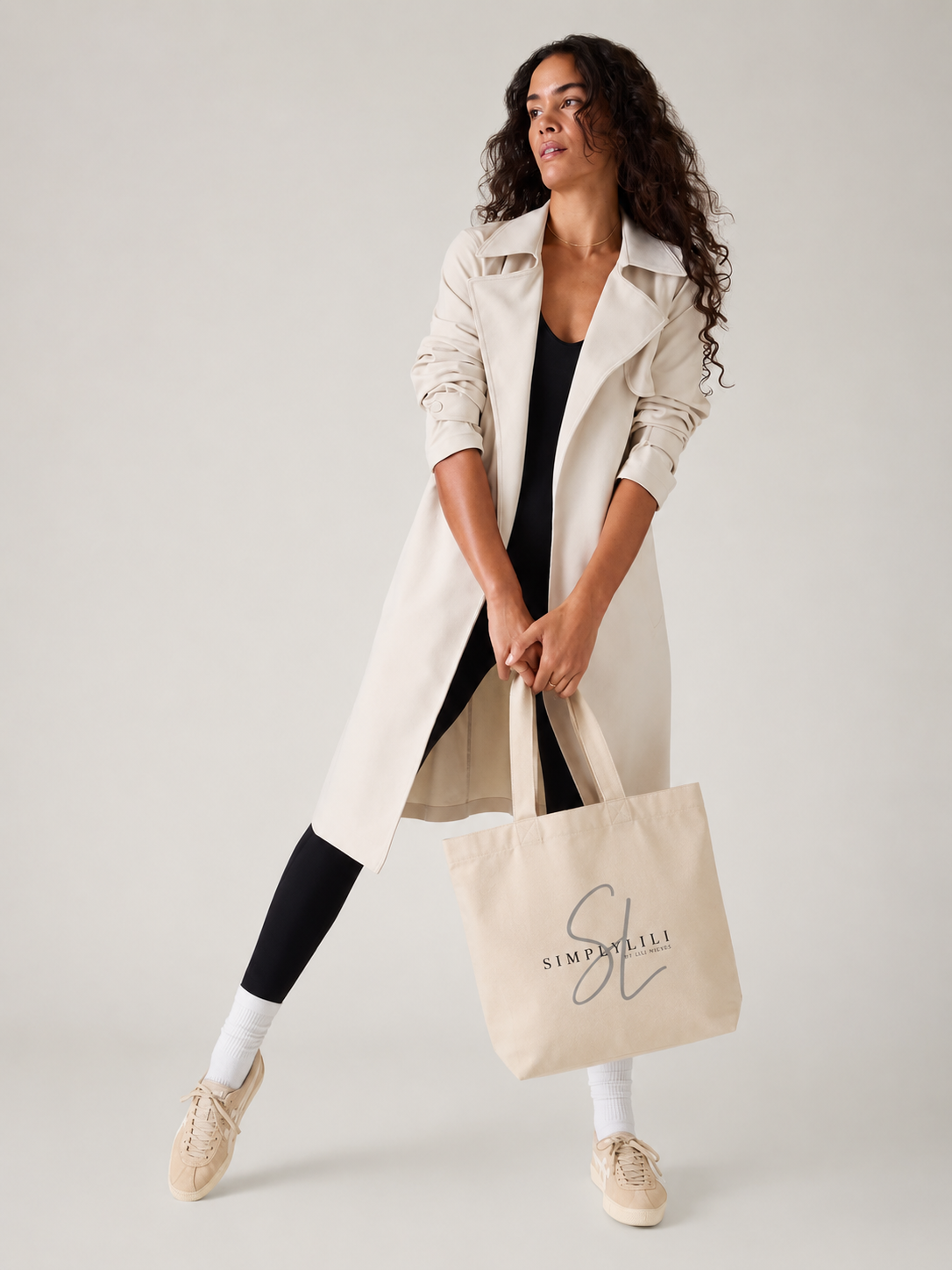 SIMPLY LILI TOTE BAG - FRENCH VANILLA