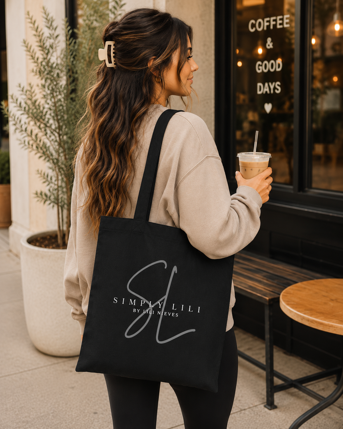 SIMPLY LILI TOTE BAG - ONYX