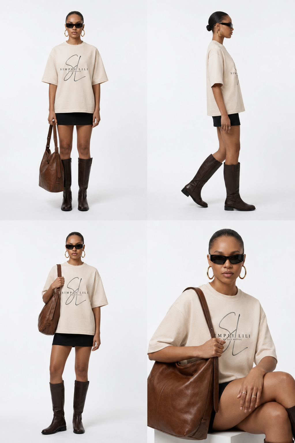 SIMPLY LILI SIGNATURE T-SHIRT - FRENCH VANILLA