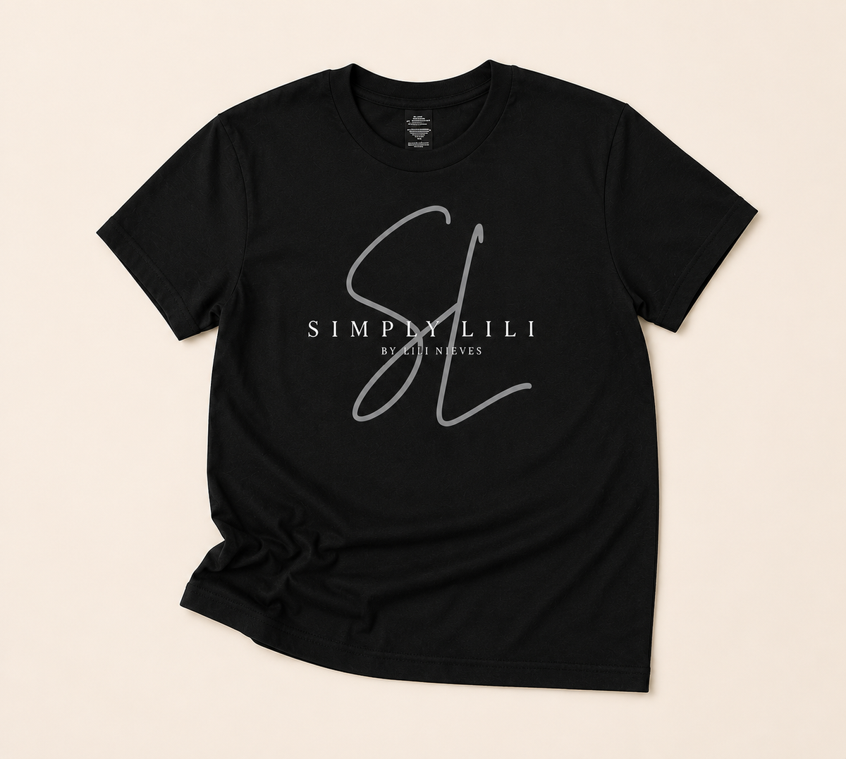 SIMPLY LILI SIGNATURE T-SHIRT - ONYX