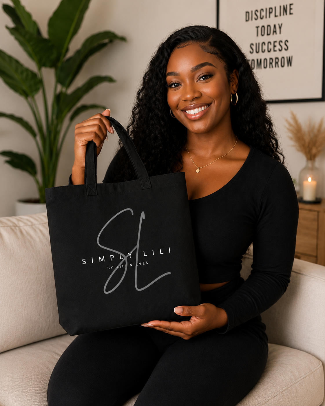 SIMPLY LILI TOTE BAG - ONYX