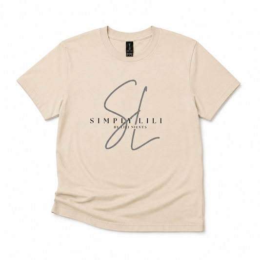 SIMPLY LILI SIGNATURE T-SHIRT - FRENCH VANILLA